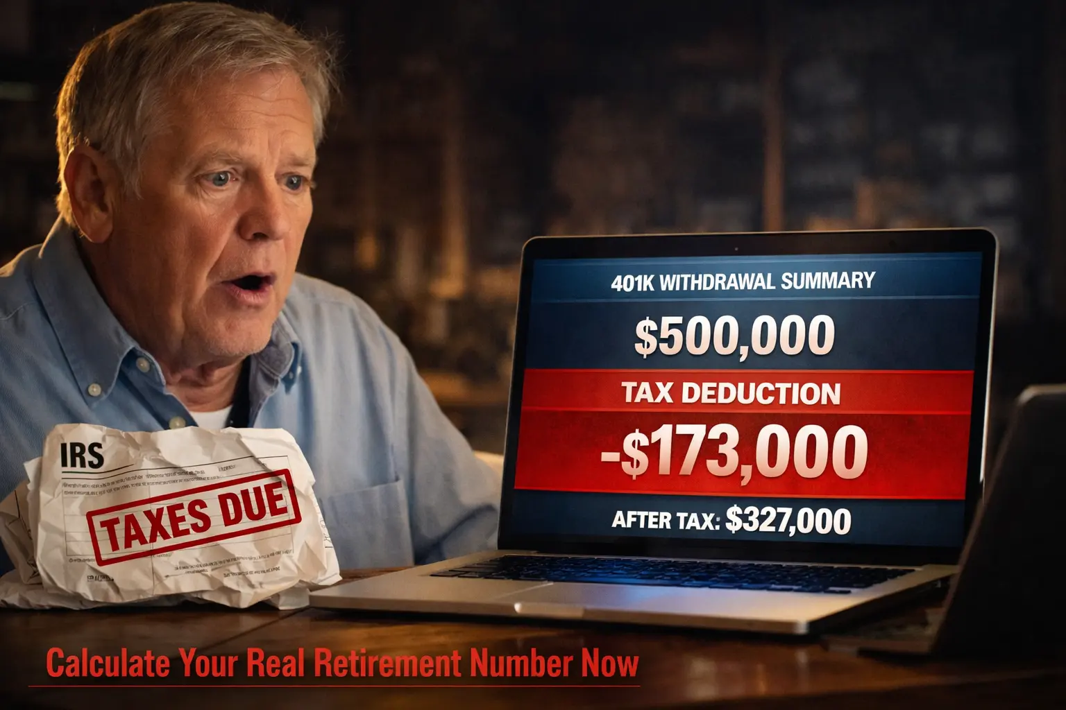 Taxes on 401k Withdrawal Calculator Explained Before Retirement